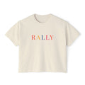 RALLY women's boxy tee