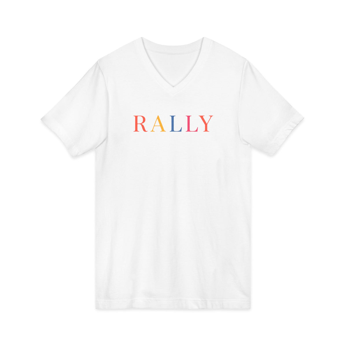 RALLY v-neck tee